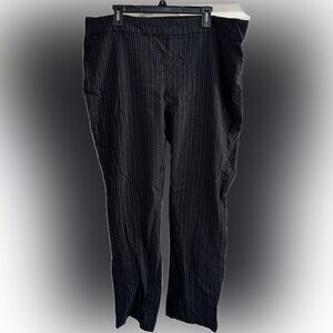 Maurices Black Pinstripe Women's Pants